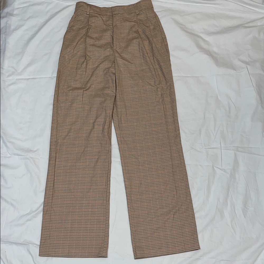 ZARA patterned dress pants casual